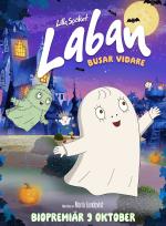 Lilla spöket Laban busar vidare poster