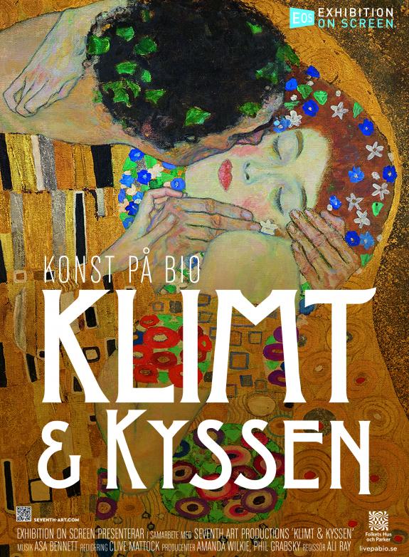 Klimt och Kyssen poster