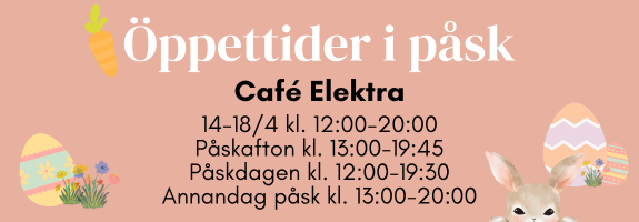 Öppettider i påsk cafe