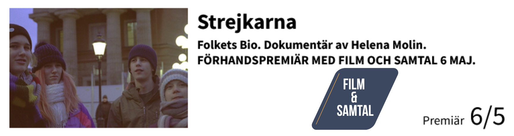 Film & samtal Strejkarna