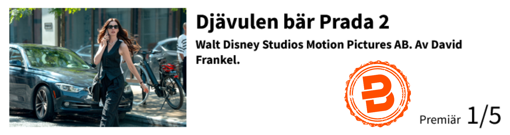 DJÄVULEN BÄR PRADA 2