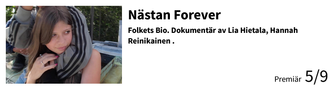 NÄSTAN FORVER NÄSTAN FORVER