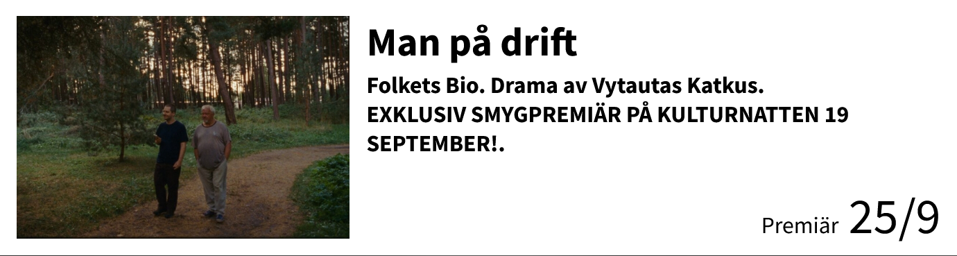 MAN PÅ DRIFT
